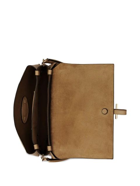 Tod's mini T-buckle flap bag - Brown