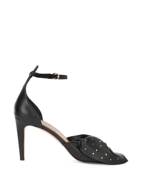 Valentino Garavani bow studded sandals - Black - zdjęcie produktu nr 1
