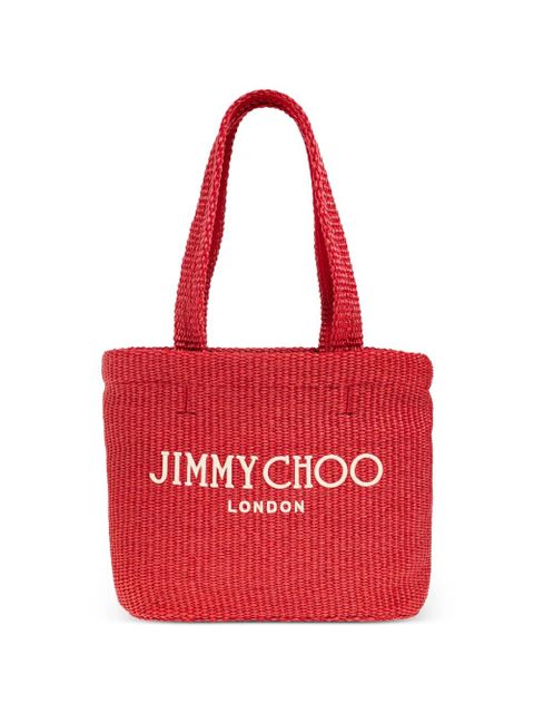 Jimmy Choo beach east-west tote bag - Red - zdjęcie produktu nr 1