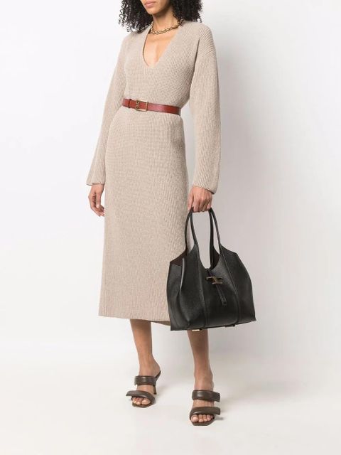 Tod's Timeless leather shopping bag - Black - zdjęcie produktu nr 2