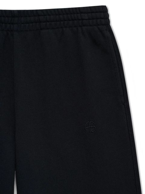 ANINE BING Kacey monogram track pants - Black