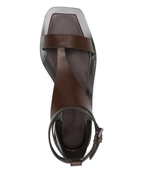 Max Mara leather sandals - Brown