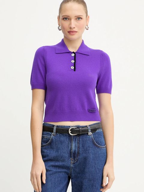 Pinko polo wełniane - zdjęcie produktu nr 1