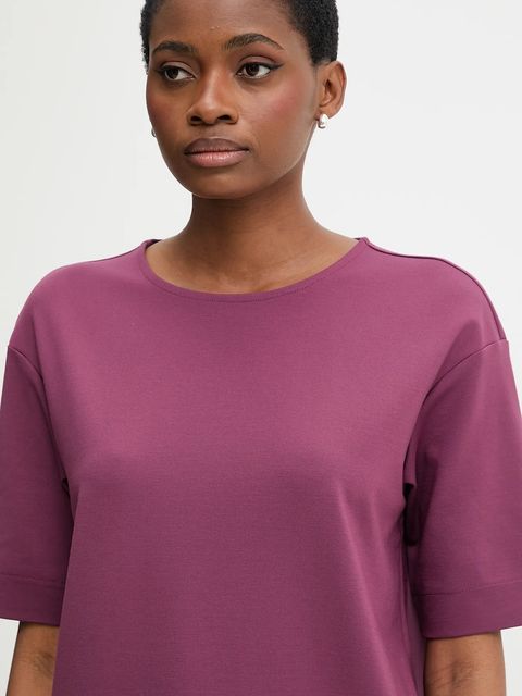 United Colors of Benetton sukienka kolor fioletowy mini prosta 47CKDV0BW