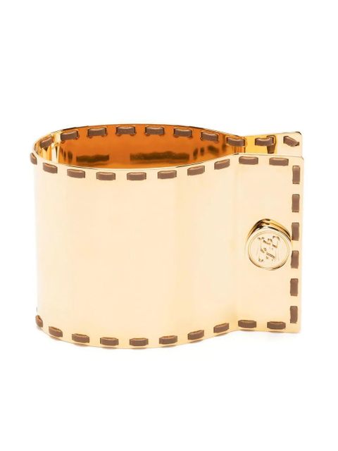 Fendi stitch-detail bangle - Gold - zdjęcie produktu nr 1