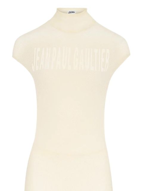 Jean Paul Gaultier logo midi dress - Neutrals - zdjęcie produktu nr 2