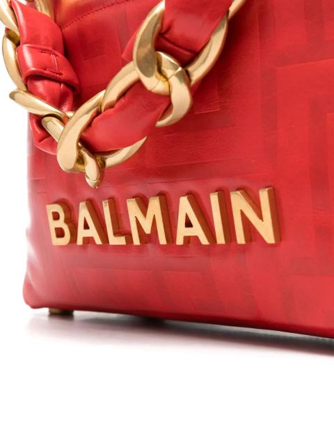 Balmain small 1945 tote bag - Red