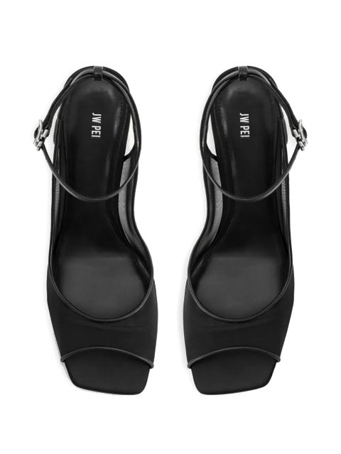 JW Pei 90mm Serenity heeled sandals - Black
