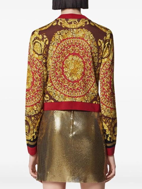 Versace Barocco cardigan - Red