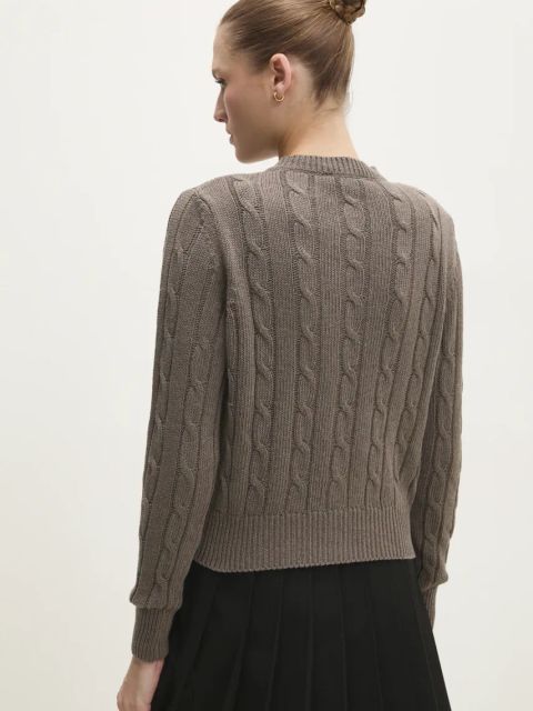 Answear.LAB kardigan damski kolor brązowy lekki