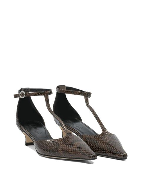 Aeyde Liz T-bar pumps - Brown - zdjęcie produktu nr 2
