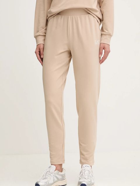 EA7 Emporio Armani dres damski kolor beżowy AF13135.7W000115