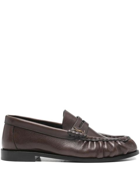 Saint Laurent leather loafers - Brown - zdjęcie produktu nr 1