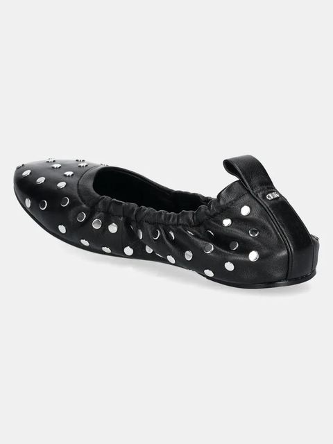 MICHAEL Michael Kors baleriny skórzane Amy kolor czarny 40S5AYFP2L.001 - zdjęcie produktu nr 2