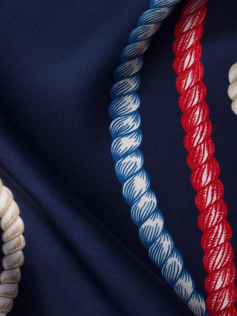 Prada silk scarf - Blue