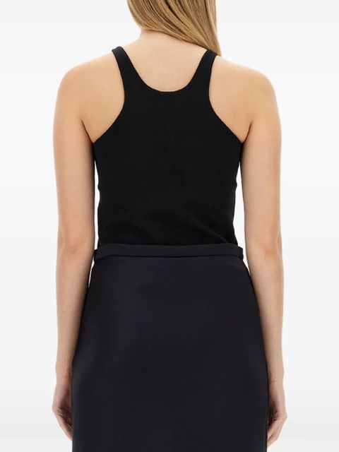 Max Mara Alfeo racerback top - Black