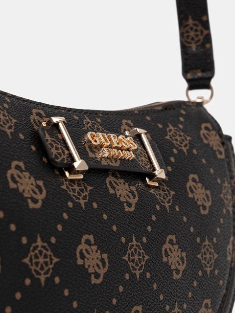 Guess torebka SILIA kolor brązowy HWGP98 90180