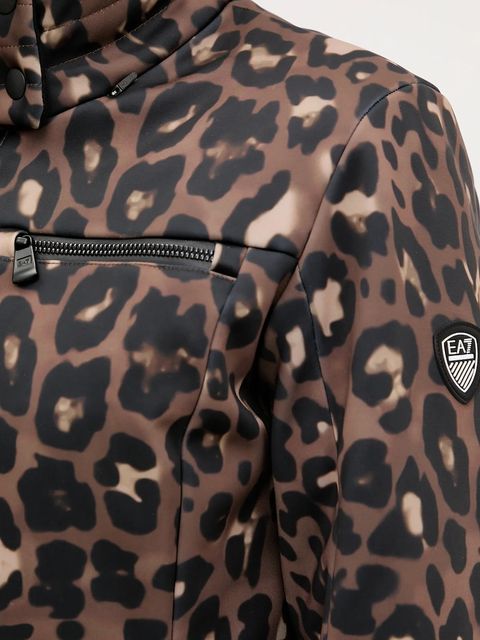 EA7 Emporio Armani kombinezon narciarski kolor brązowy AF13891.7W000389