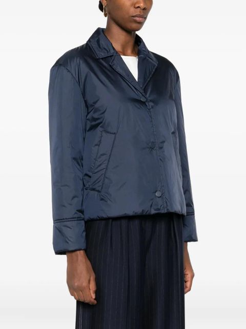 Max Mara quilted-lapels jacket - Blue