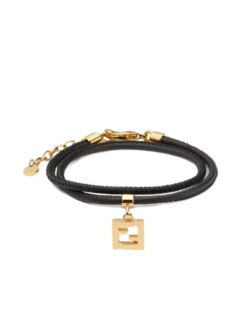 FENDI Forever leather bracelet - Black - zdjęcie produktu nr 1