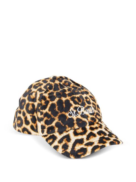 MC2 Saint Barth leopard baseball cap - Brown - zdjęcie produktu nr 1