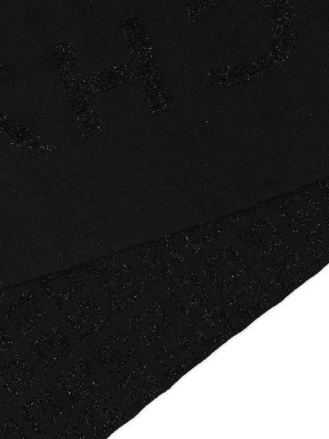 Givenchy 4G-appliqué scarf - Black