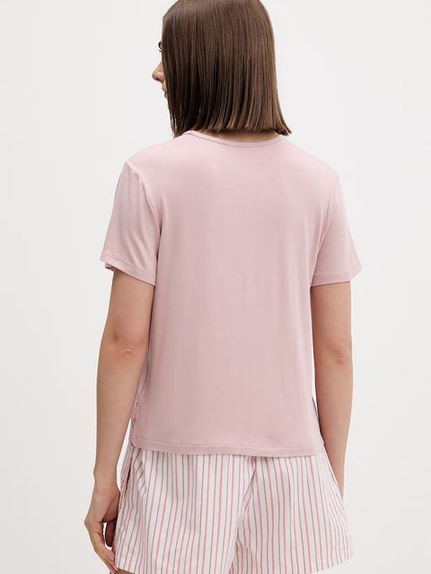 Calvin Klein Underwear T-shirt piżamowy damski z modalu - zdjęcie produktu nr 1