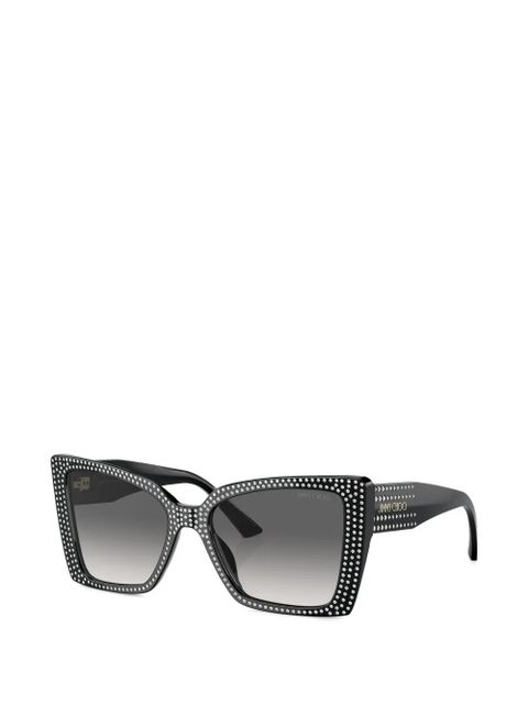 Jimmy Choo crystal-embellished sunglasses - Black - zdjęcie produktu nr 2
