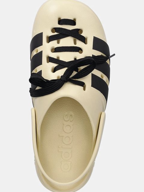 adidas klapki Adilette Clog 2.0 damskie kolor beżowy JR4026 - zdjęcie produktu nr 2