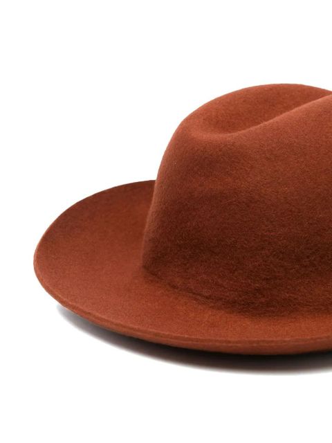 Ruslan Baginskiy embroidered-logo wool felt hat - Orange - zdjęcie produktu nr 2