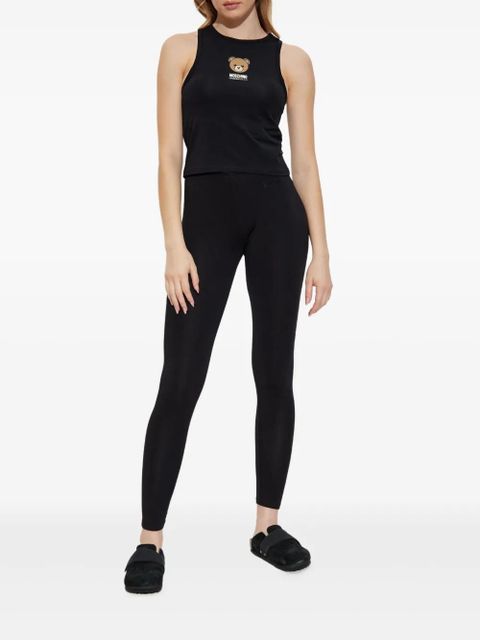 Moschino bear-motif tank top - Black - zdjęcie produktu nr 2