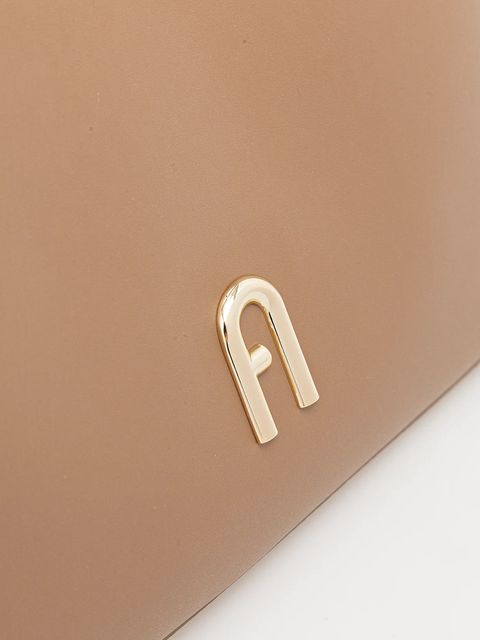 Furla torebka skórzana Diamente S Shoulder kolor brązowy WB00782 AX0733 4489S