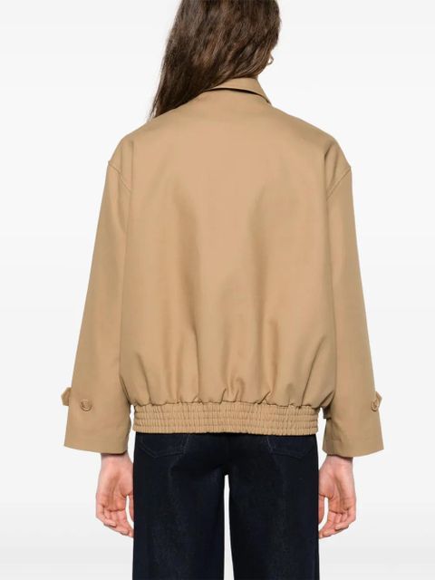 SANDRO short trench coat - Neutrals