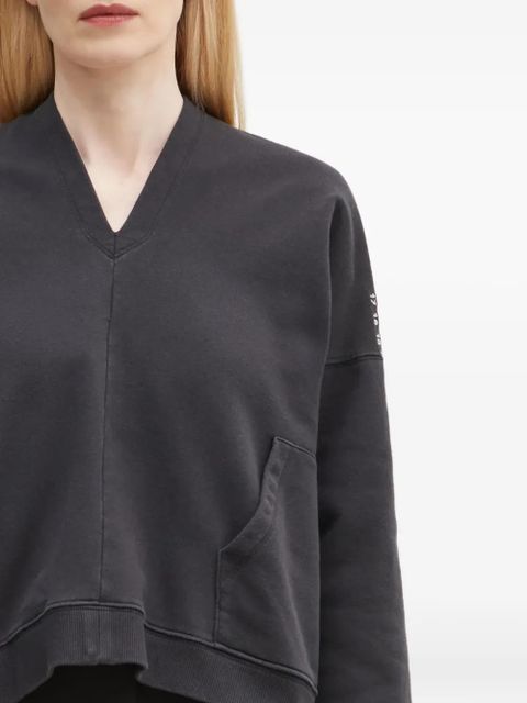 MM6 Maison Margiela V-neck sweatshirt - Black