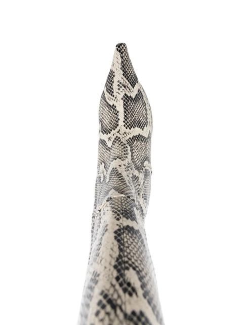 Aeyde Esme 75mm knee boots - Neutrals