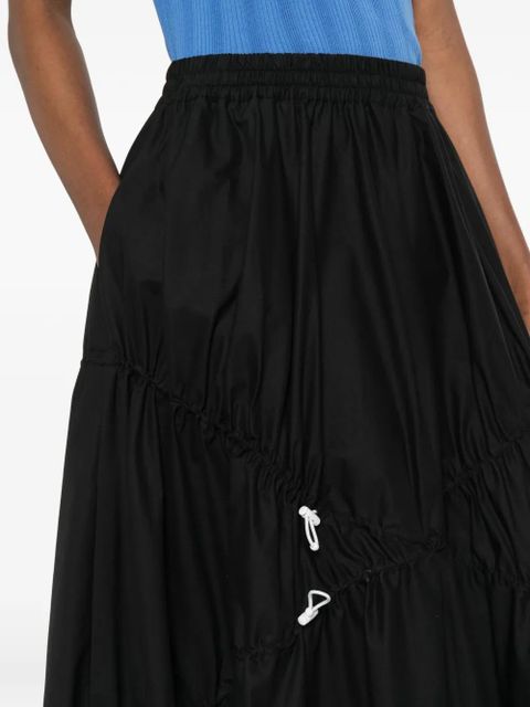 Moschino gathered tie skirt - Black