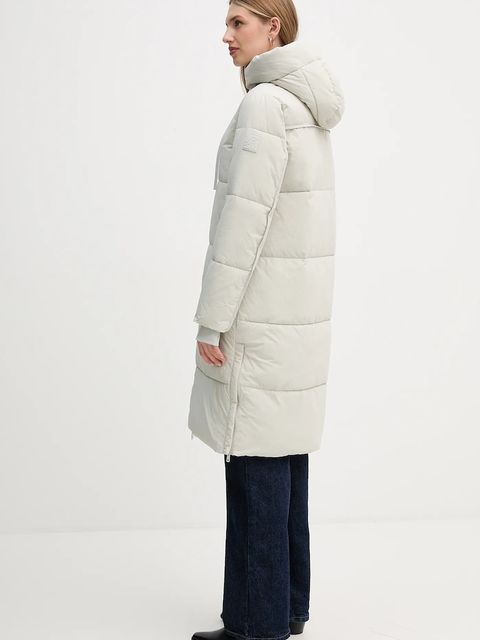 Mos Mosh kurtka Ollie kolor szary zimowa oversize 170810