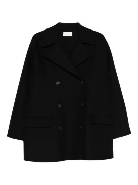 The Row Azuron double-breasted coat - Black - zdjęcie produktu nr 1