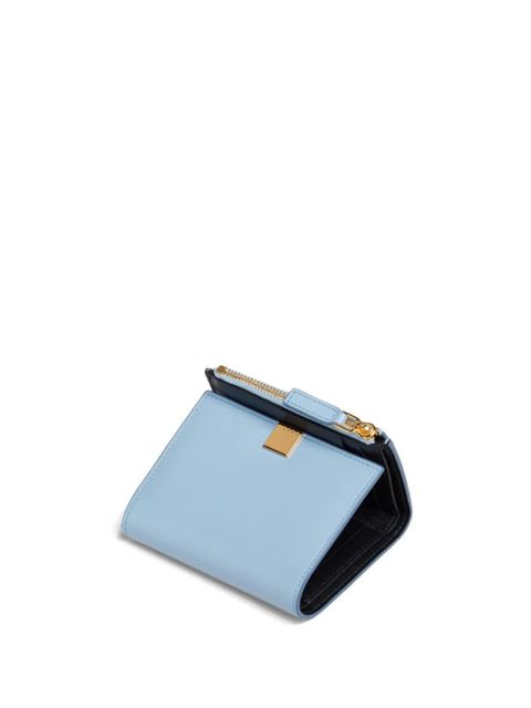 Marni tri-fold leather wallet - Blue