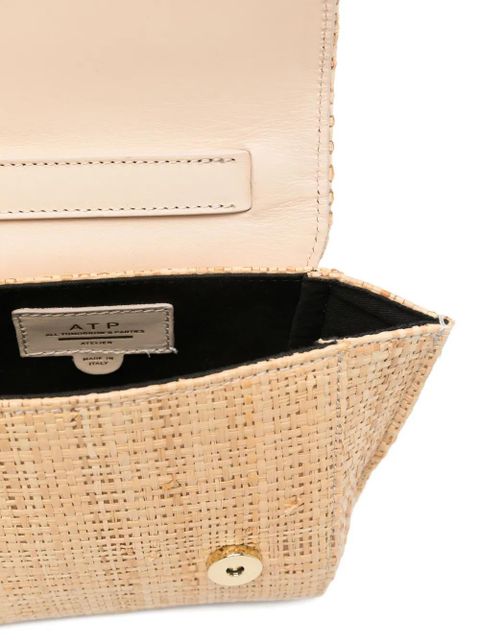 ATP Atelier Montalcino raffia tote bag - BEIGE