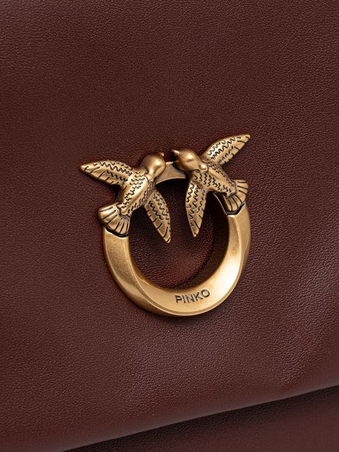 Pinko torebka skórzana Horizontal