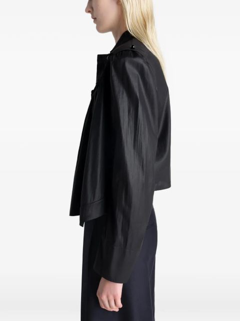 LEMAIRE pleated blouse - Black