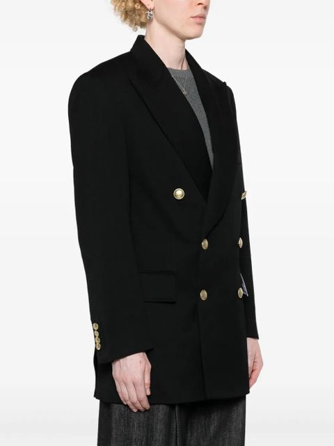 Victoria Beckham peak-lapels double-breasted blazer - Black