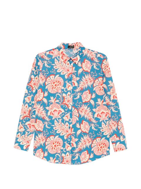 ETRO floral-print shirt - Blue - zdjęcie produktu nr 1