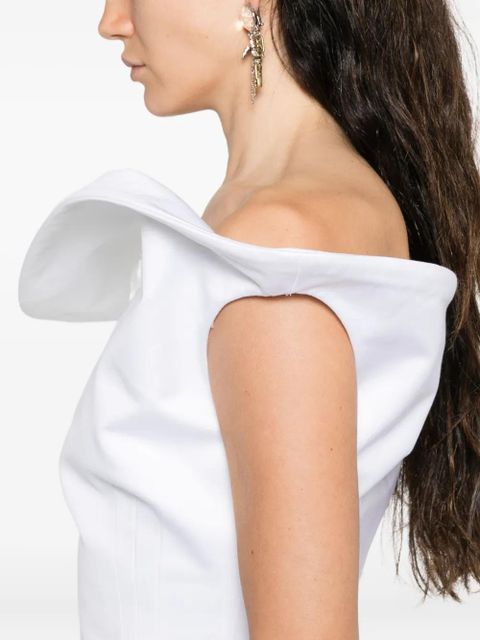 Magda Butrym cropped blouse - White