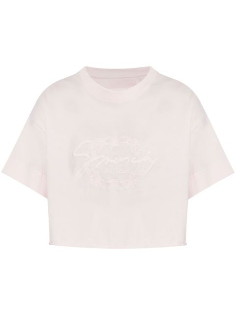 Givenchy cotton cropped T-shirt - Pink - zdjęcie produktu nr 1