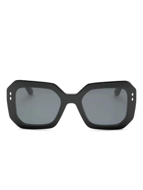 Isabel Marant Eyewear Hexagon sunglasses - Black - zdjęcie produktu nr 1