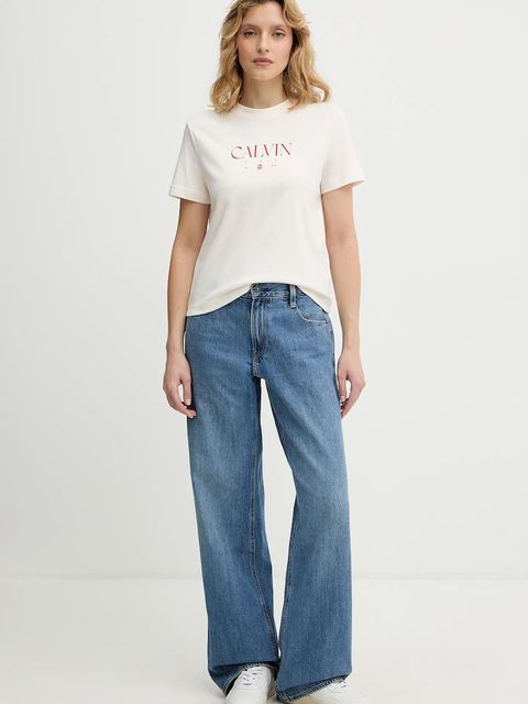 Calvin Klein Jeans t-shirt bawełniany - zdjęcie produktu nr 1