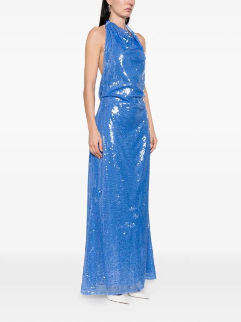 Simkhai embelished maxi dress - Blue