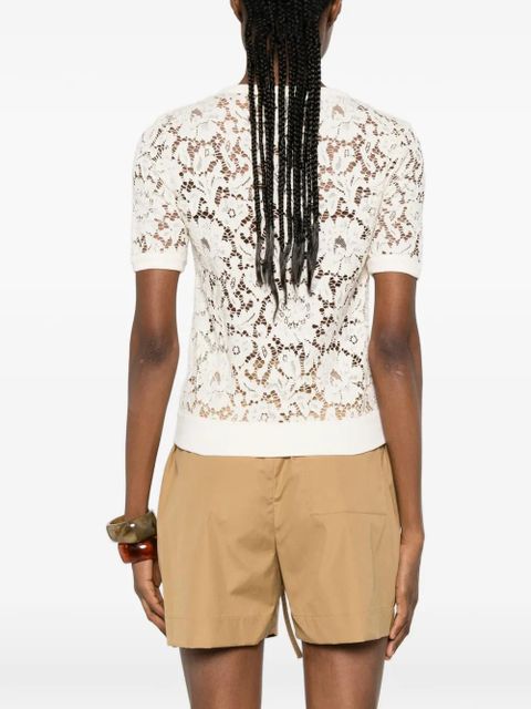 Valentino Garavani lace knitwear - Neutrals